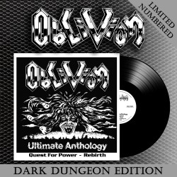 OBLIVION "Quest for Power/Rebirth" LP DARK DUNGEON ED