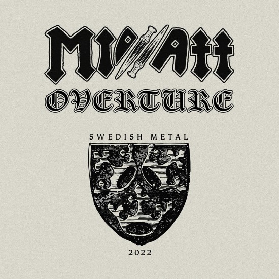 MIDNATT / OVERTURE "Swedish Metal" LP BONE *** PRE ORDER***