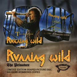RUNNING WILD "The Privateer" Shaped Picture Disc 12" EP