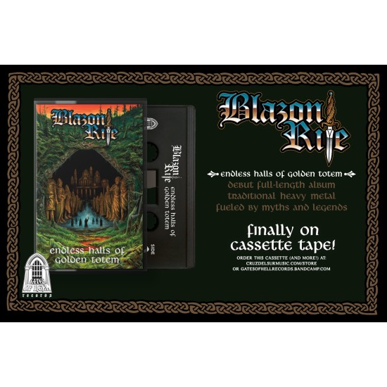 BLAZON RITE "Endless Halls of Golden Totem" TAPE 