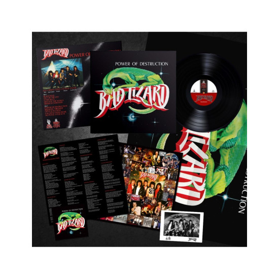 BAD LIZARD "Power of Destruction" LP BLACK