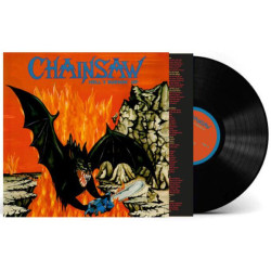 CHAINSAW "HELL'S BURNIN' UP" LP BLACK