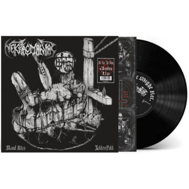 NEKKROMANIAC "Blood Rites / Nekkrofukk" LP BLACK