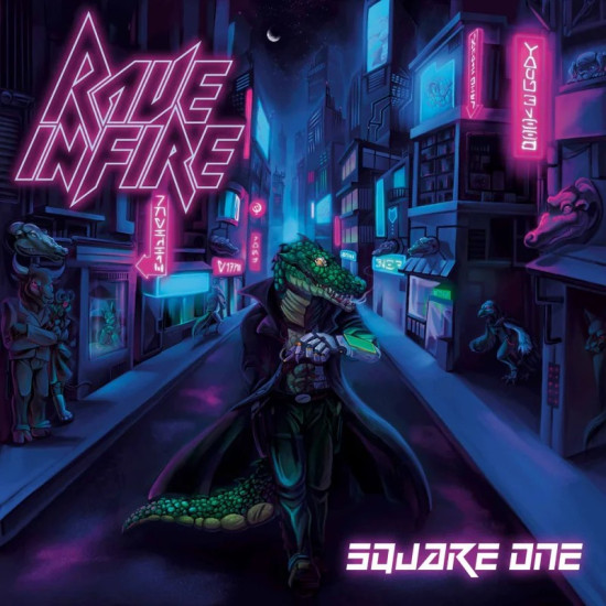 RAVE IN FIRE Square One SLIPCASE CD