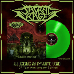 SACRAL RAGE "Illusions in Infinite Void" X ANNIVERSARY EDITION FLUO GREEN VINYL