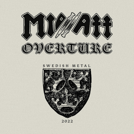 MIDNATT / OVERTURE "Swedish Metal" LP BLACK