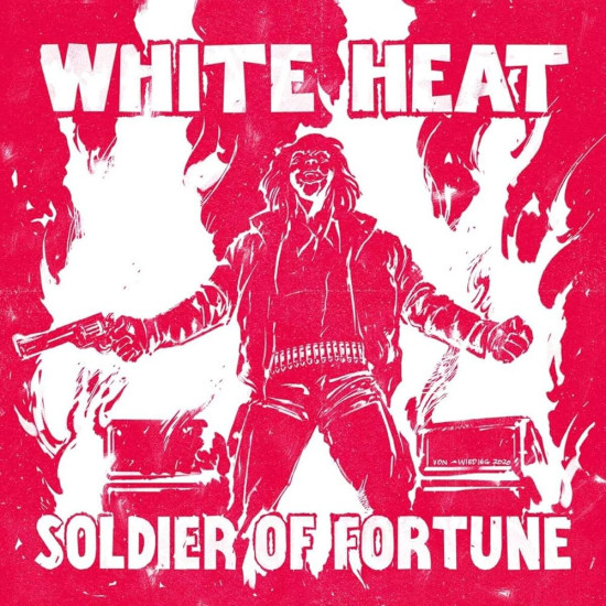 WHITE HEAT "Soldier of Fortune" BLACK LP