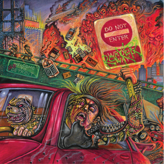 V/A - "Wrong Way Rockers Volume 1: Peninsular Metal" TRANSLUCENT ORANGE PLASMA LP