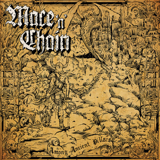 MACE 'N' CHAIN "Among Ancient Pillars" LP BLACK 